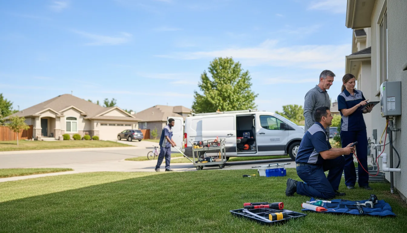 Tankless water heater service in Spring, TX